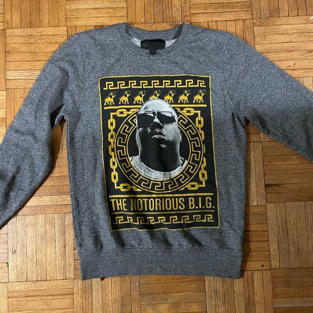 The Notorious B.I.G. Gray Sweater